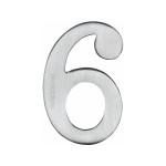 M Marcus Heritage Brass Numeral 6 - 51mm Self Adhesive